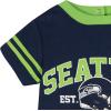 imageGerber NFL Unisex Baby Nfl Team Short Sleeve RomperSeahawks
