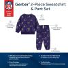 imageGerber NFL Unisex Baby Nfl Team Sweatshirt and Pants SetRavens
