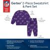imageGerber NFL Unisex Baby Nfl Team Sweatshirt and Pants SetVikings
