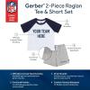 imageGerber NFL Unisex Baby Nfl Team Tshirt and Shorts SetSteelers