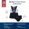imageGerber NFL babygirls Nfl Cheerleader Dress and Bloomer SetSaints