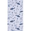 imageGerber Unisex Baby 100 Cotton Flannel Receiving Blankets 30x30 Inches Pack of 4 Animal Geo Girl One SizeCoastal Calm
