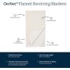 imageGerber Unisex Baby 100 Cotton Flannel Receiving Blankets 30x30 Inches Pack of 4 Animal Geo Girl One SizeCoastal Calm