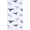 imageGerber Unisex Baby 100 Cotton Flannel Receiving Blankets 30x30 Inches Pack of 4 Animal Geo Girl One SizeCoastal Calm