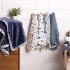 imageGerber Unisex Baby 100 Cotton Flannel Receiving Blankets 30x30 Inches Pack of 4 Animal Geo Girl One SizeCoastal Calm