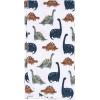 imageGerber Unisex Baby 100 Cotton Flannel Receiving Blankets 30x30 Inches Pack of 4 Animal Geo Girl One SizeDino Time