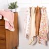imageGerber Unisex Baby 100 Cotton Flannel Receiving Blankets 30x30 Inches Pack of 4 Animal Geo Girl One SizeRetro Floral