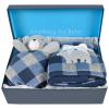 imageGerber Unisex Baby 2Piece Blanket Gift Set Fox One SizeBear