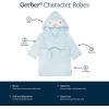 imageGerber Unisex Baby Plushy Soft Hooded Animal Character BathrobeBlue Penguin
