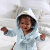 imageGerber Unisex Baby Plushy Soft Hooded Animal Character BathrobeBlue Penguin
