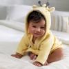imageGerber Unisex Baby Plushy Soft Hooded Animal Character BathrobeYellow Giraffe