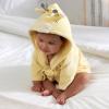 imageGerber Unisex Baby Plushy Soft Hooded Animal Character BathrobeYellow Giraffe