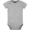 imageGerber babyboys 5 Pack Onesies Multipacks Bundle Interlock 180 GsmHeather Grey