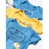 imageGerber unisexbaby 8pack Short Sleeve Onesies BodysuitsBlue Fox