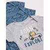 imageGerber unisexbaby 8pack Short Sleeve Onesies BodysuitsDinosaur Blue