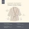 imageModern Moments by Gerber unisexbaby Plush Shawl Collar RobeLight Beige