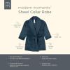imageModern Moments by Gerber unisexbaby Plush Shawl Collar RobeNavy
