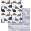 imageGerber Baby Unisex 2Pack Muslin Blanket Coastal Calm One SizeDino Time