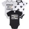 imageGerber NFL Baby Girls Nfl 3pack Onesie BodysuitSaints