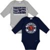 imageGerber NFL Unisex Baby Nfl 2pack Long Sleeve Onesie BodysuitBears