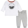 imageGerber babyboys Jogger SetWhite and Gray