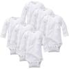 imageGerber unisexbaby Multipack Longsleeve Onesies Bodysuit Mitten Cuff Sizes6pack White