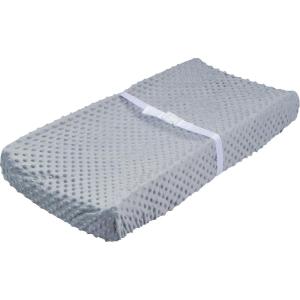 imageGerber Baby Boys Girls Neutral Newborn Infant Baby Toddler Nursery Changing Pad Cover White 16quot x 32quotDotted Gray