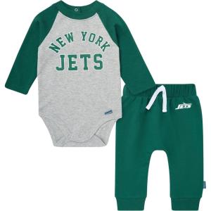 imageGerber NFL Unisex Baby Nfl Onesie Bodysuit and Jogger SetJets