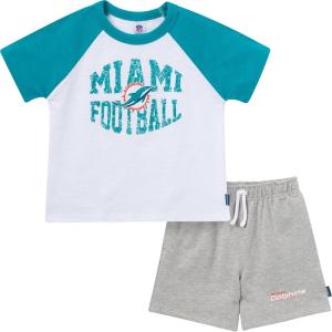 imageGerber NFL Unisex Baby Nfl Team Tshirt and Shorts SetDolphins