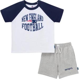 imageGerber NFL Unisex Baby Nfl Team Tshirt and Shorts SetPatriots