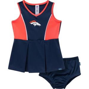 imageGerber NFL babygirls Nfl Cheerleader Dress and Bloomer SetBroncos