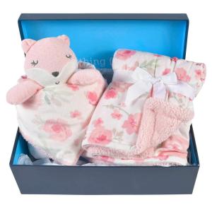 imageGerber Unisex Baby 2Piece Blanket Gift Set Fox One SizeFox