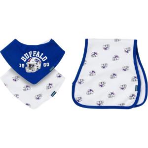 imageGerber Unisex Baby Nfl Team Bandana Bibs and Burp Cloth SetBills