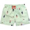image2Piece Baby ampamp Toddler Boys Later Gator Rash Guard ampamp Swim Trunks SetBlue Sailboat
