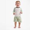 image2Piece Baby ampamp Toddler Boys Later Gator Rash Guard ampamp Swim Trunks SetBlue Sailboat