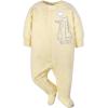 imageGerber Baby Boys 4 Pack Sleep N Play FootieAnimals Green