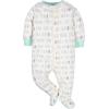 imageGerber Baby Boys 4 Pack Sleep N Play FootieElephants