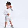 imageGerber Baby Boys Toddler 3Pack Long Sleeve Pocket TeesBlue Stripes  Solids