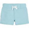 imageGerber Baby Boys Toddler 3Pack Pullon Knit ShortsBlue  Gray