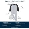 imageGerber Baby Boys Toddler Loose Fit Flame Resistant Fleece Footed Pajamas 4PackGrey Space  Lion