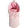 imageGerber Baby Fleece Lined Wrap Fasten Non Skid Soft Slipper BootiesPink