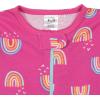 imageGerber Baby Girls 2Pack Footed PajamasRainbows Pink