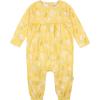imageGerber Baby Girls 2pack Long Sleeve JumpsuitGreen Yellow Fox