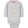 imageGerber Baby Girls 6Pack LongSleeve Onesies BodysuitsPrincess Pink
