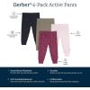 imageGerber Baby Girls MultiPack Active Pants SetStarry Sky