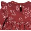imageGerber Baby Girls Toddler 2Pack Long Sleeve DressesDark Orange Leaves