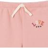 imageGerber Baby Girls Toddler 2piece Fleece Sweatshirt and Jogger SetPeach