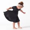 imageGerber Baby Girls Toddler Buttery Soft Short Sleeve Twirl Dress with Viscose Made from EucalyptusShadow