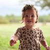 imageGerber Baby Girls Toddler Buttery Soft Short Sleeve Twirl Dress with Viscose Made from EucalyptusSpotted Leopard