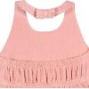 imageGerber Baby Girls Toddler Halter Neck Gauze Romper JumpsuitRose Pink